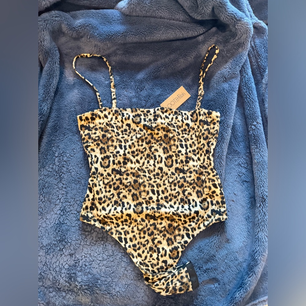 BRAND NEW Cheetah print body suit